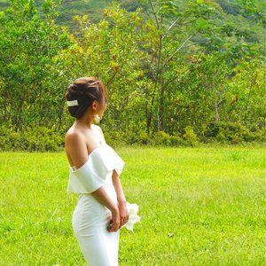 Fame and Partners White Cocktail dress Size 0P Slimfit